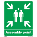 Sealey SS37P1 Assembly Point - Safe Conditions Safety Sign - Rigid Plastic