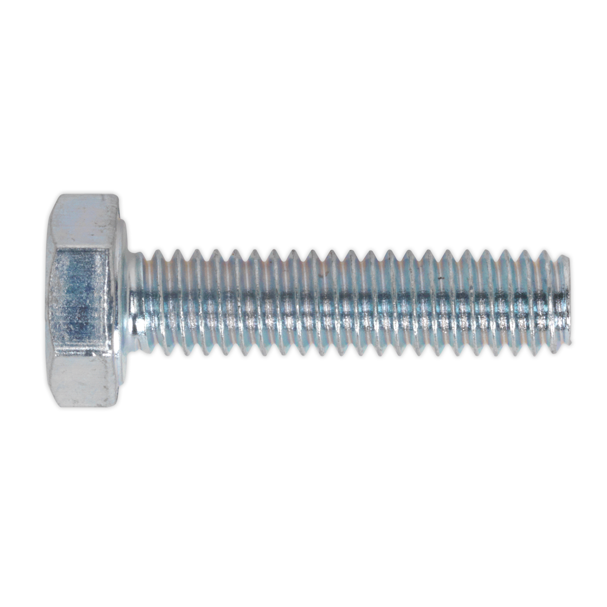 Sealey SS410 HT Setscrew M4 x 10mm - 8.8 Zinc DIN 933 - Pack of 50