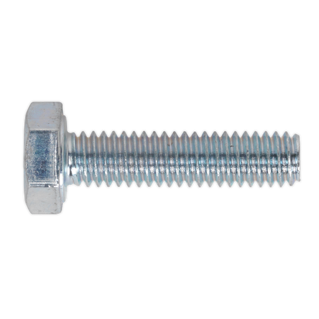 Sealey SS410 HT Setscrew M4 x 10mm - 8.8 Zinc DIN 933 - Pack of 50
