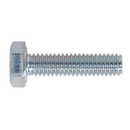 Sealey SS410 HT Setscrew M4 x 10mm - 8.8 Zinc DIN 933 - Pack of 50