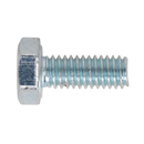 Sealey SS416 HT Setscrew M4 x 16mm - 8.8 Zinc DIN 933 - Pack of 50