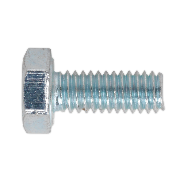 Sealey SS416 HT Setscrew M4 x 16mm - 8.8 Zinc DIN 933 - Pack of 50