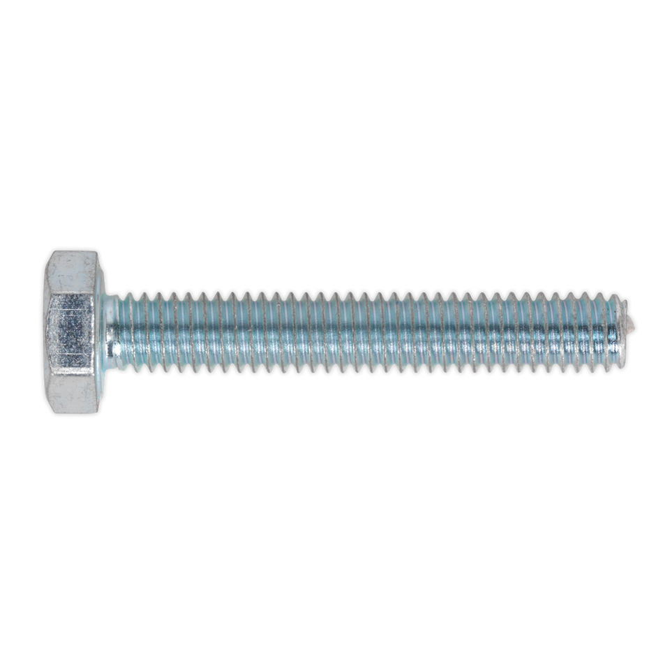 Sealey SS425 HT Setscrew M4 x 25mm - 8.8 Zinc - Pack of 50