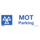 Sealey SS49P1 MOT Parking - Warning Safety Sign - Rigid Plastic