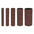 Sealey SS5ASS Sanding Sleeves Assorted 80 Grit - Pack of 5
