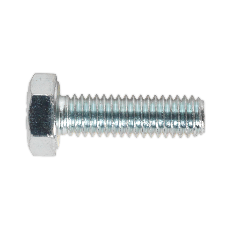Sealey SS620 HT Setscrew M6 x 20mm - 8.8 Zinc - Pack of 50