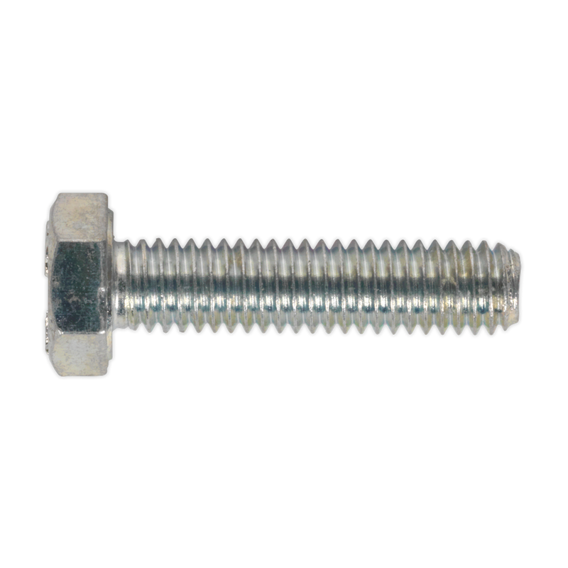 Sealey SS625 HT Setscrew M6 x 25mm - 8.8 Zinc - Pack of 50