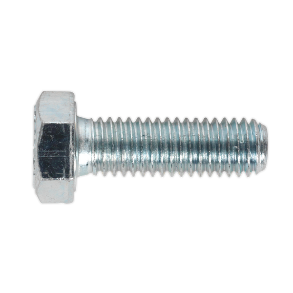 Sealey SS825 HT Setscrew M8 x 25mm - 8.8 Zinc - Pack of 50