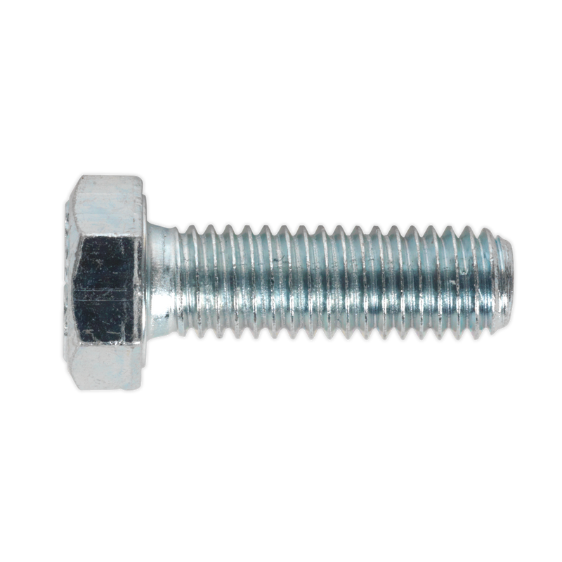 Sealey SS825 HT Setscrew M8 x 25mm - 8.8 Zinc - Pack of 50