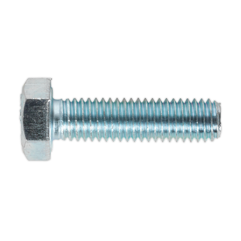 Sealey SS830 HT Setscrew M8 x 30mm - 8.8 Zinc - Pack of 50