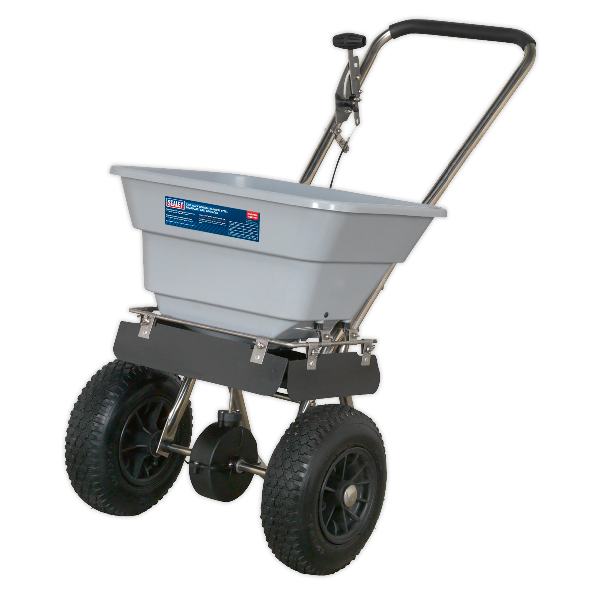 Sealey SSB37W 37kg Walk Behind Stainless Steel Broadcast Salt Spreader