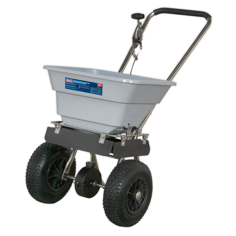 Sealey SSB37W 37kg Walk Behind Stainless Steel Broadcast Salt Spreader