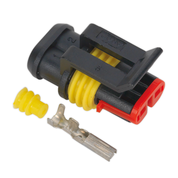 Sealey SSC2F 2-Way Superseal Female Connector - Pack of 5
