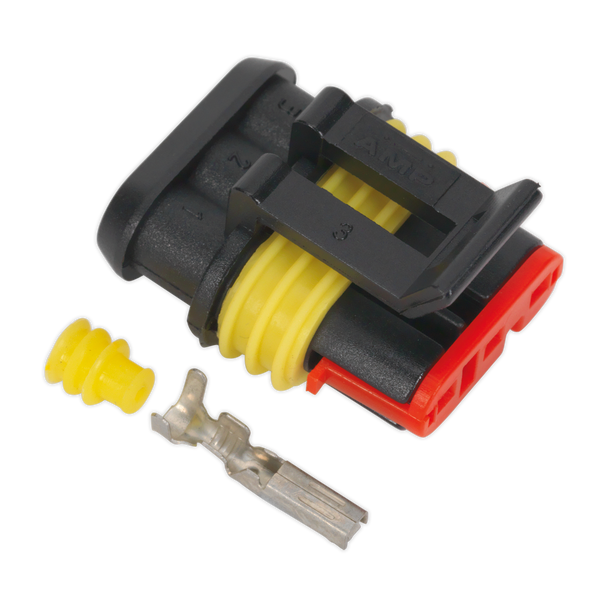 Sealey SSC3F 3-Way Superseal Female Connector - Pack of 5