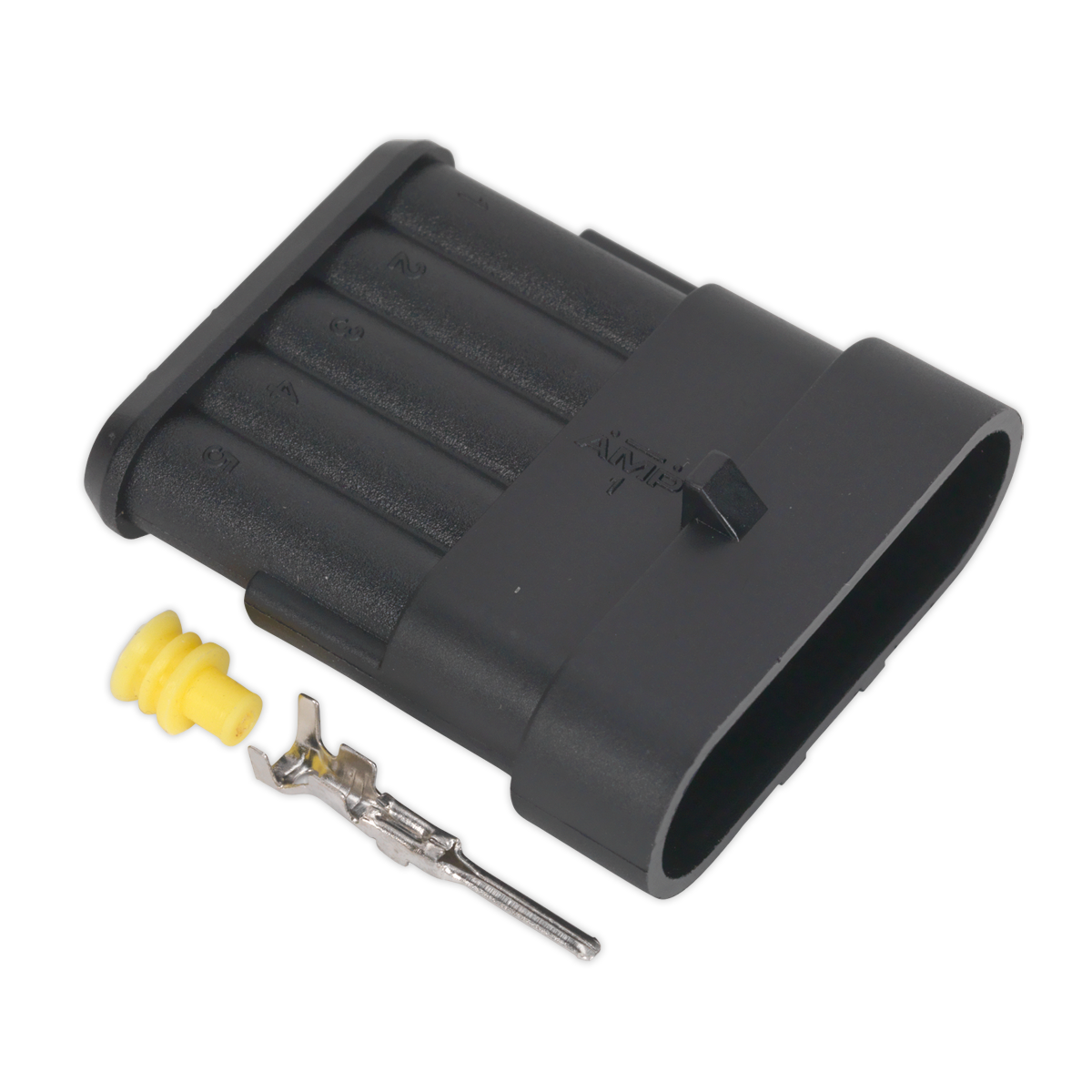 Sealey SSC5M 5-Way Superseal Male Connector - Pack of 3