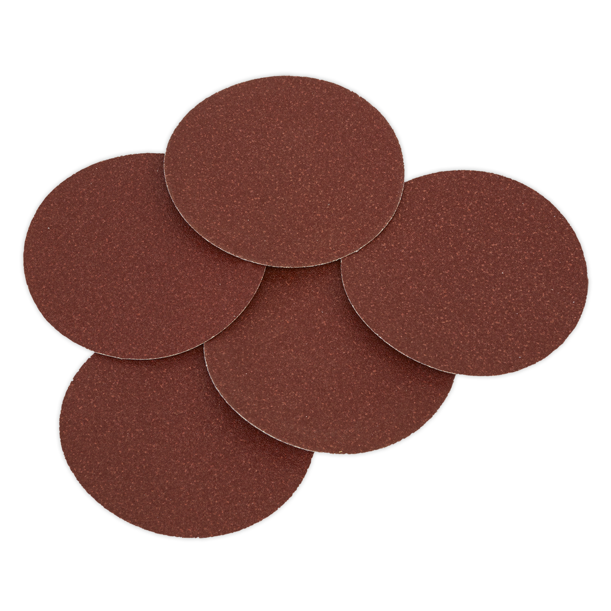 Sealey SSD01 80Grit Diameter 125mm Sanding Disc - Pack of 5