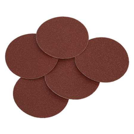 Sealey SSD01 80Grit Diameter 125mm Sanding Disc - Pack of 5