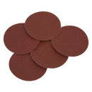 Sealey SSD01 80Grit Diameter 125mm Sanding Disc - Pack of 5