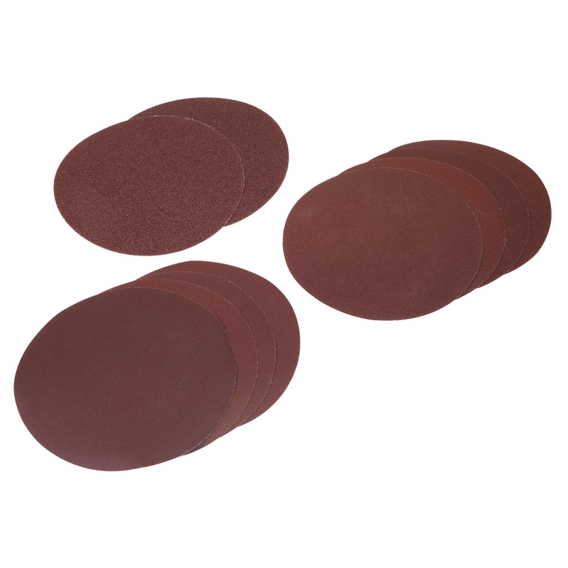 Sealey SSDS01 Hook-and-Loop Sanding Disc Set 150mm