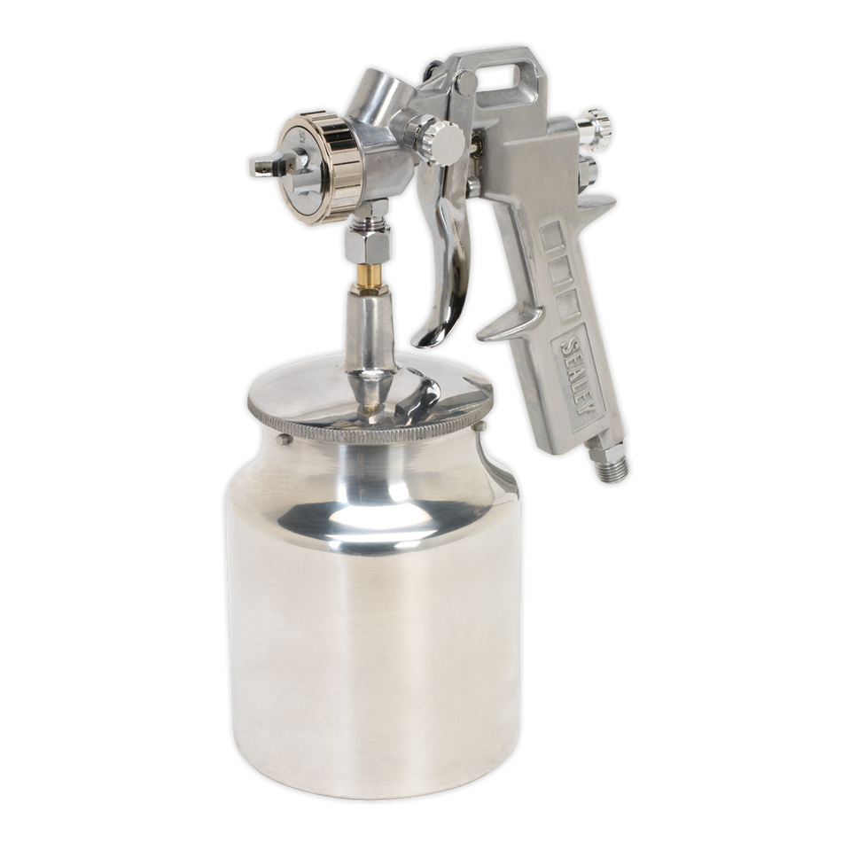 Sealey SSG2 General-Purpose Suction Feed Spray Gun 1.5mm Set-Up