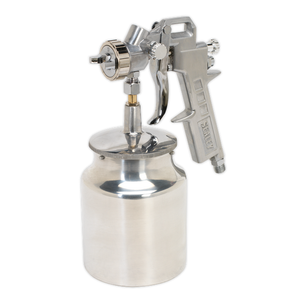 Sealey SSG2 General-Purpose Suction Feed Spray Gun 1.5mm Set-Up
