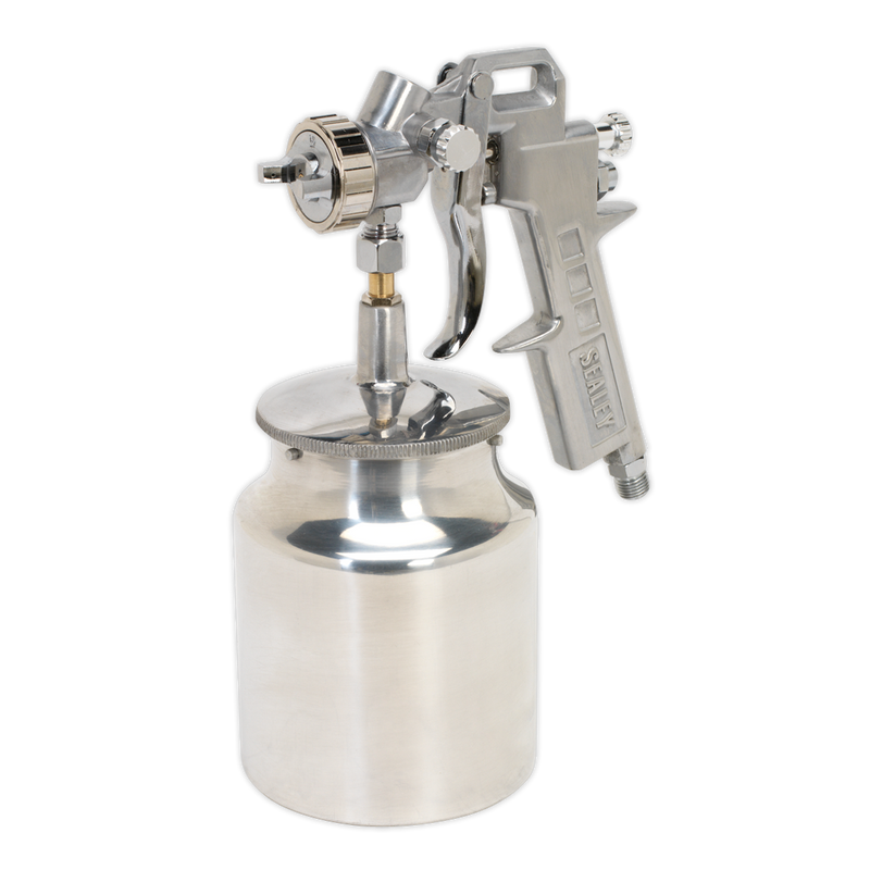 Sealey SSG2 General-Purpose Suction Feed Spray Gun 1.5mm Set-Up