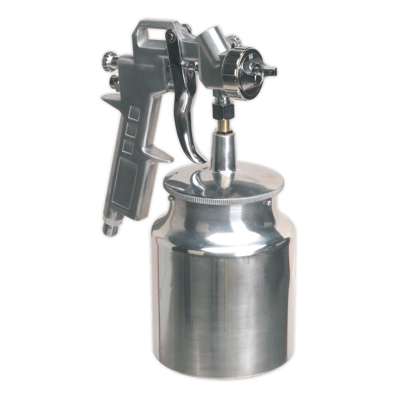 Sealey SSG2 General-Purpose Suction Feed Spray Gun 1.5mm Set-Up