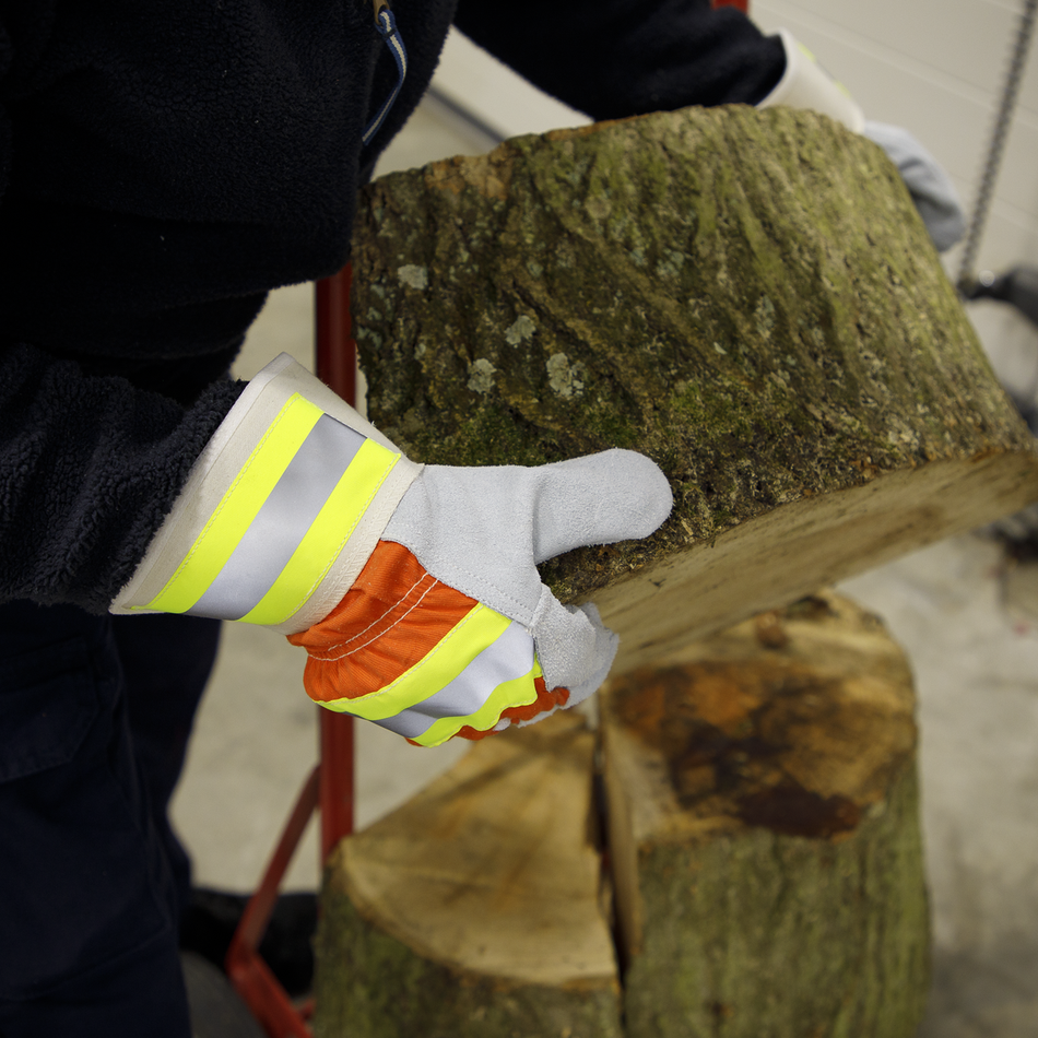 Sealey SSP14HV Reflective Rigger's Gloves - Pair