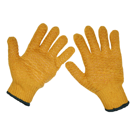 Sealey SSP33/12 Anti-Slip Handling Gloves (Large) - Pack of 12 Pairs