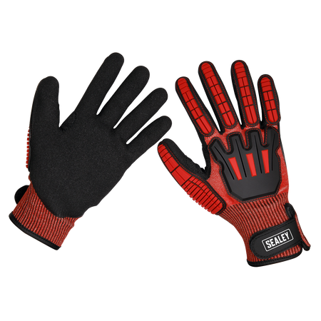 Sealey SSP38L Cut & Impact Resistant Gloves - Large - Pair