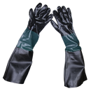 Sealey SSP41 585mm Shot Blasting Gauntlets - Pair