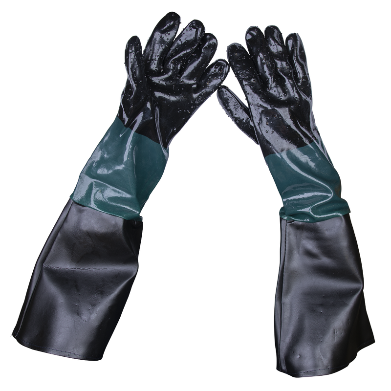 Sealey SSP41 585mm Shot Blasting Gauntlets - Pair