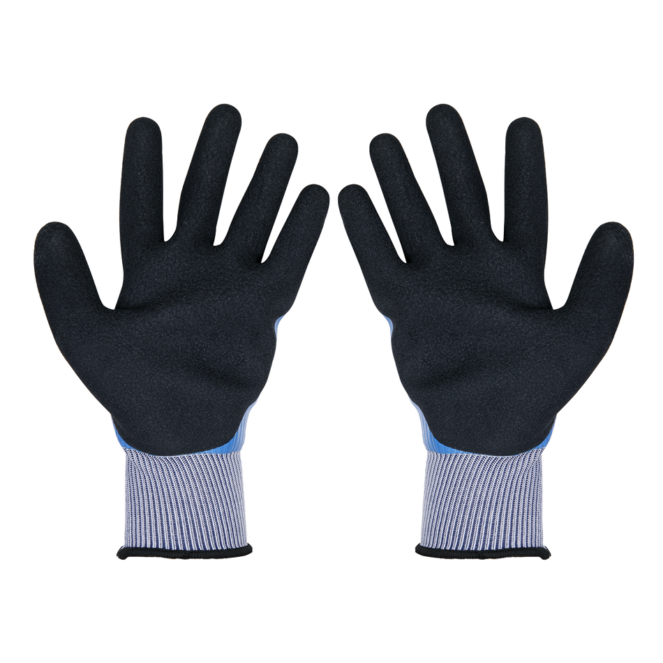 Sealey SSP49L/6 Waterproof Latex Gloves - (Large) - Pack of 6 Pairs