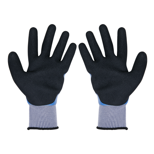 Sealey SSP49L/6 Waterproof Latex Gloves - (Large) - Pack of 6 Pairs