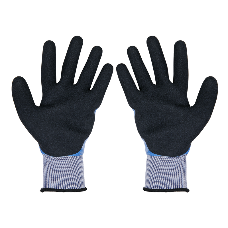 Sealey SSP49L/6 Waterproof Latex Gloves - (Large) - Pack of 6 Pairs