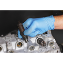 Sealey SSP55L Premium Powder-Free Disposable Nitrile Gloves - Large - Pack of 100