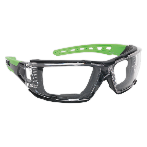 Sealey SSP68 Safety Spectacles with EVA Padding - Clear Lens