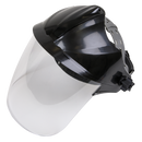 Sealey SSP78 Deluxe Brow Guard with Aspherical Polycarbonate Full Face Shield