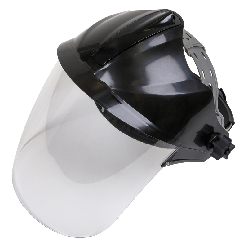 Sealey SSP78 Deluxe Brow Guard with Aspherical Polycarbonate Full Face Shield