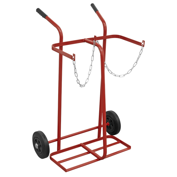Sealey ST28/B Welding Bottle Trolley - 2 Bottle