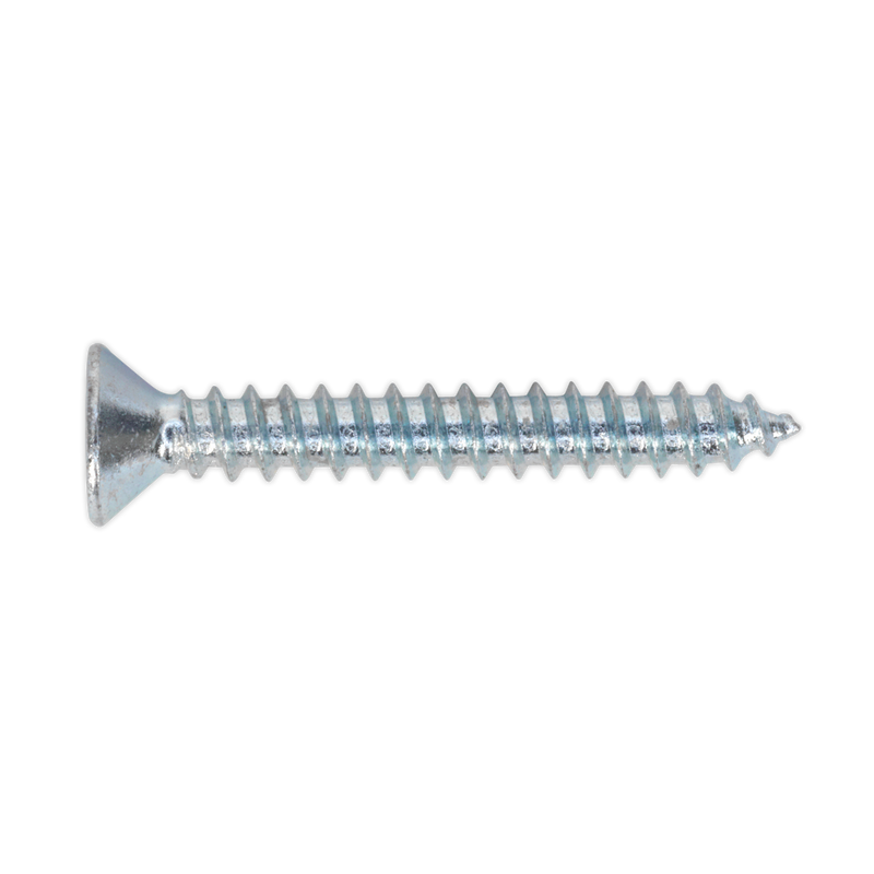 Sealey ST3525 3.5 x 25mm Self Tapping Countersunk Pozi Screw - Pack of 100