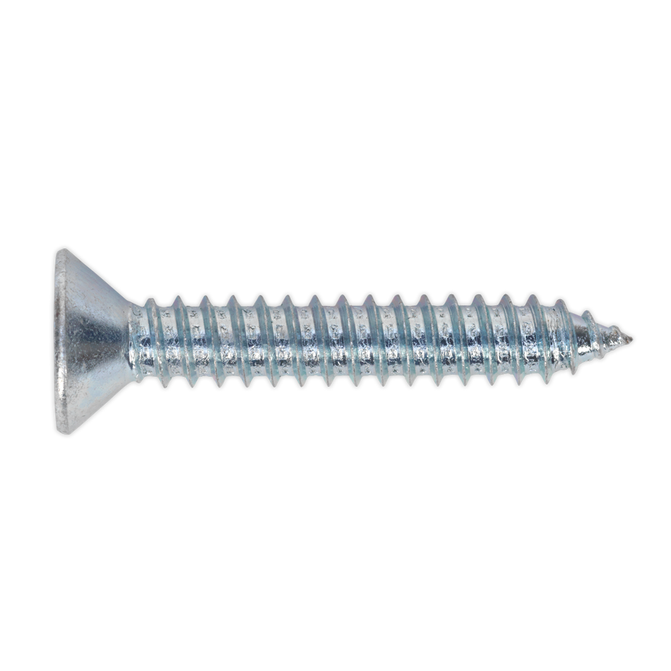 Sealey ST6338 6.3 x 38mm Self Tapping Countersunk Pozi Screw - Pack of 100
