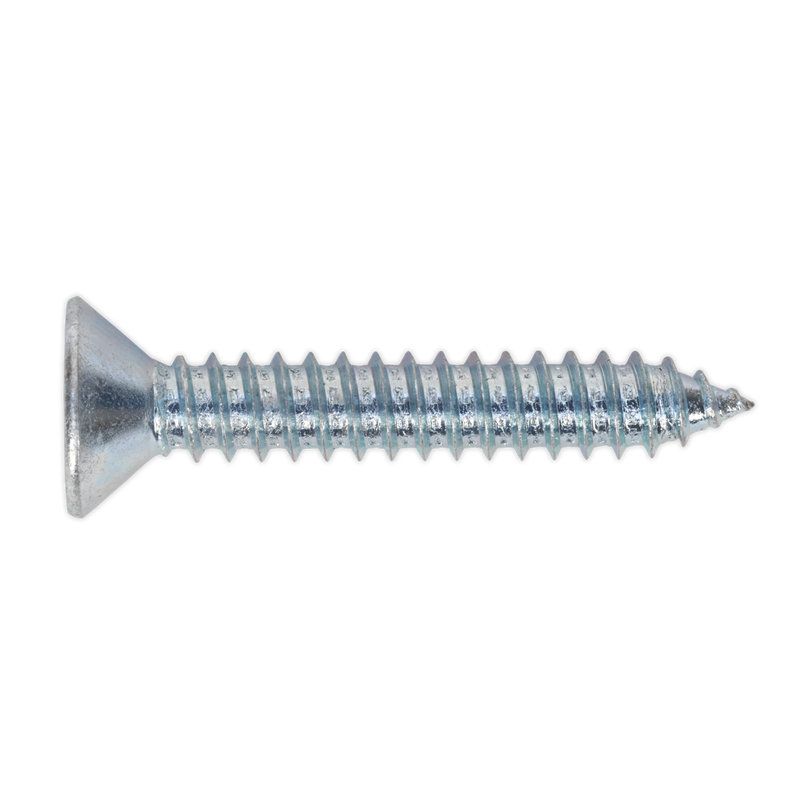 Sealey ST6338 6.3 x 38mm Self Tapping Countersunk Pozi Screw - Pack of 100