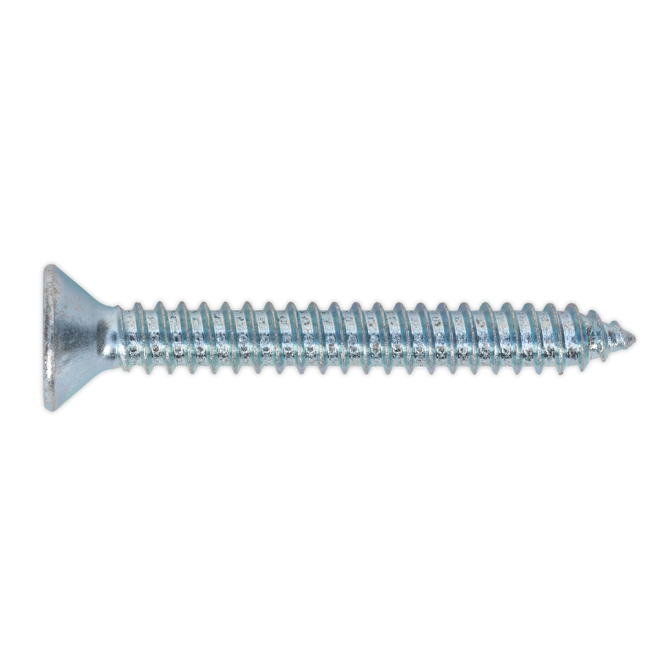Sealey ST6351 6.3 x 51mm Self Tapping Countersunk Pozi Screw - Pack of 100