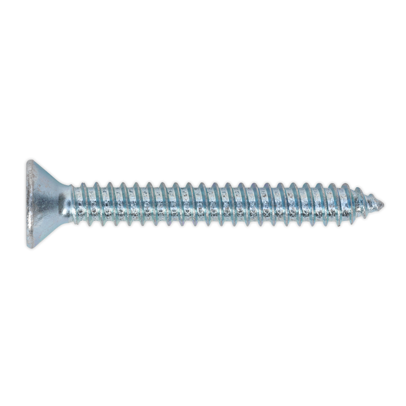 Sealey ST6351 6.3 x 51mm Self Tapping Countersunk Pozi Screw - Pack of 100