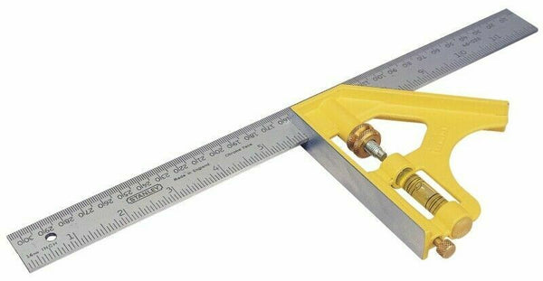 Stanley STA246028 Die Cast Combination Square 12in/300mm