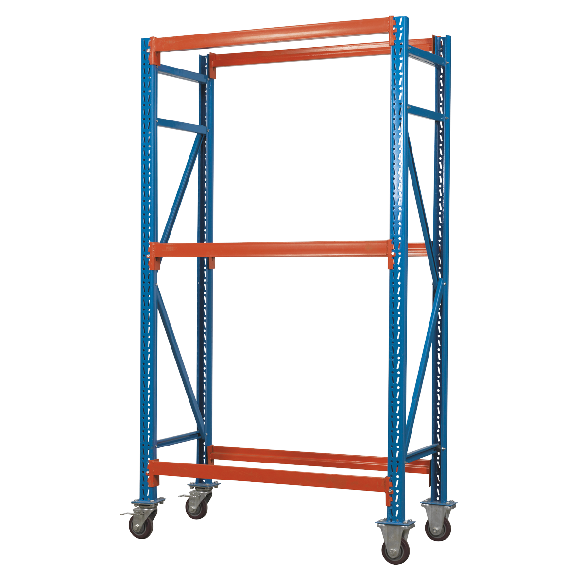 Sealey STR007 Two Level Mobile Tyre Rack - 200kg Capacity Per Level