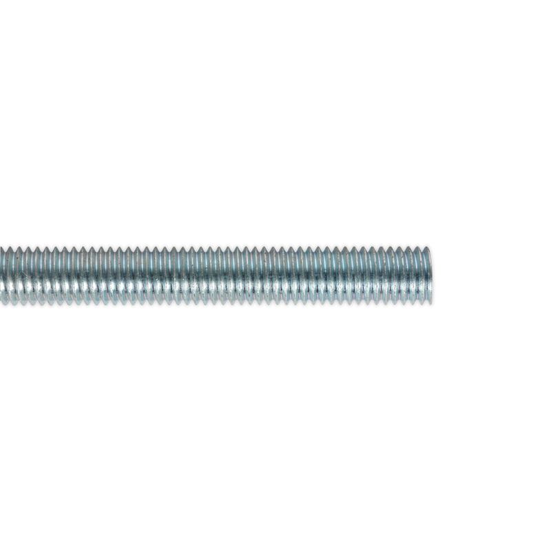 Sealey STUD12 Threaded Rod M12 x 1m - 8.8 Steel - Pack of 5