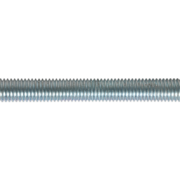 Sealey STUD12 Threaded Rod M12 x 1m - 8.8 Steel - Pack of 5