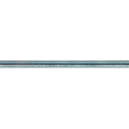 Sealey STUD6 Threaded Rod M6 x 1m - 8.8 Steel - Pack of 5